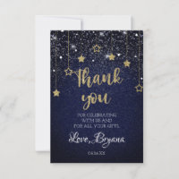 Gold Blue Prom Under Stars Starry Night Birday
