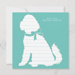 Tarjeta De Agradecimiento Goldendoodle Dog Puppy Labradoodle