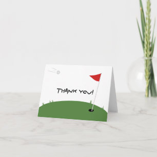 Tarjeta De Agradecimiento Golf