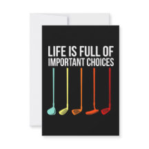 Golf Lover | La Vida Está Llena De Opciones Import