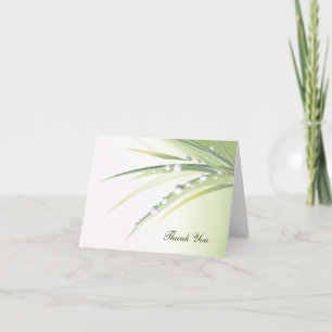 Tarjeta De Agradecimiento Gota de Rocío Gracias