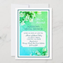 Tarjeta De Agradecimiento Graceful Beauty! Custom Bridal Shower Invitation