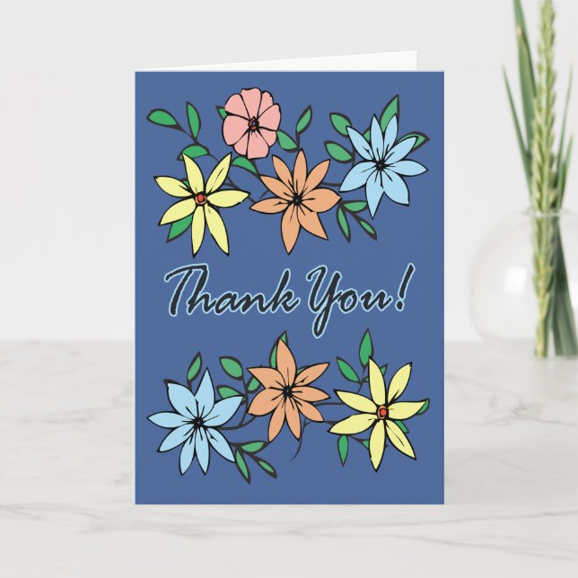 Tarjeta De Agradecimiento Gracias! (Anverso)