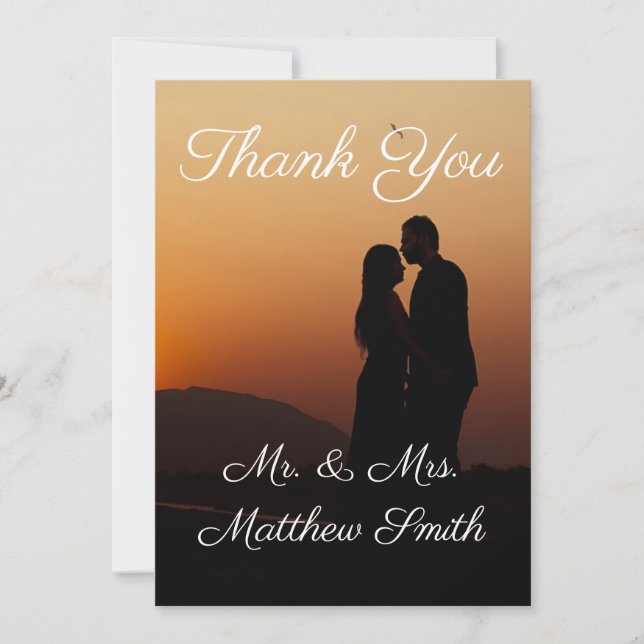 Tarjeta De Agradecimiento Gracias (Anverso)