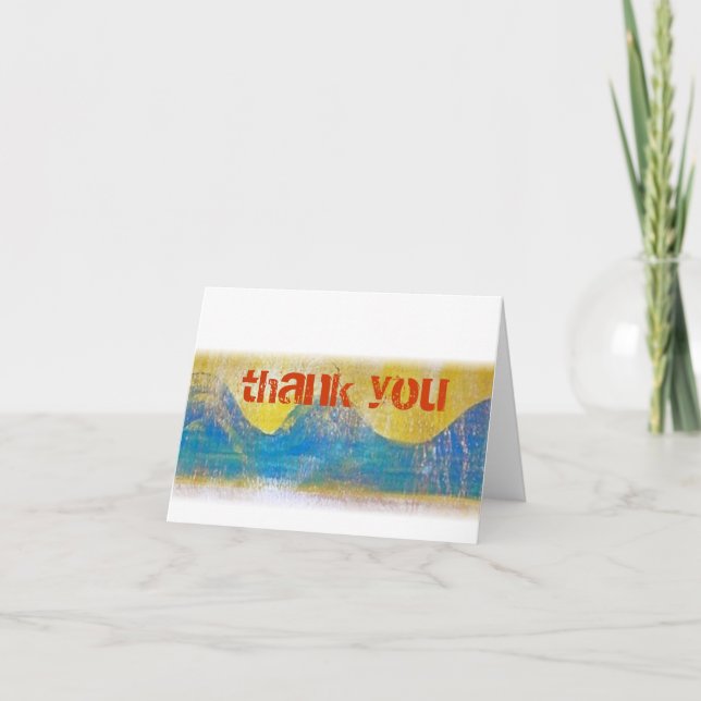 Tarjeta De Agradecimiento Gracias (Anverso)