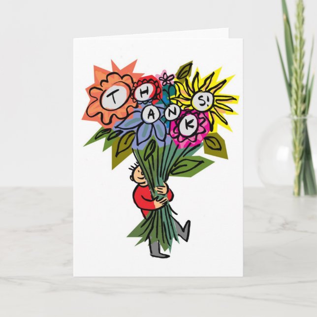 Tarjeta De Agradecimiento ¡gracias! (Anverso)