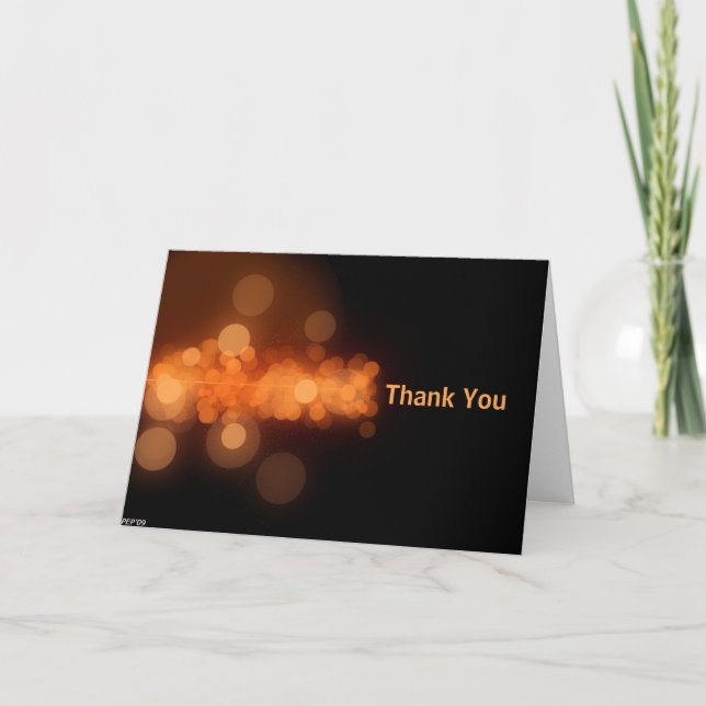 Tarjeta De Agradecimiento Gracias (Anverso)