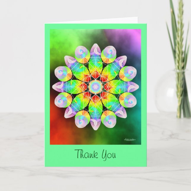 Tarjeta De Agradecimiento Gracias (Anverso)