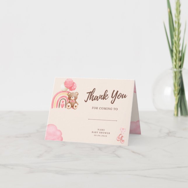 Tarjeta De Agradecimiento Gracias (Anverso)