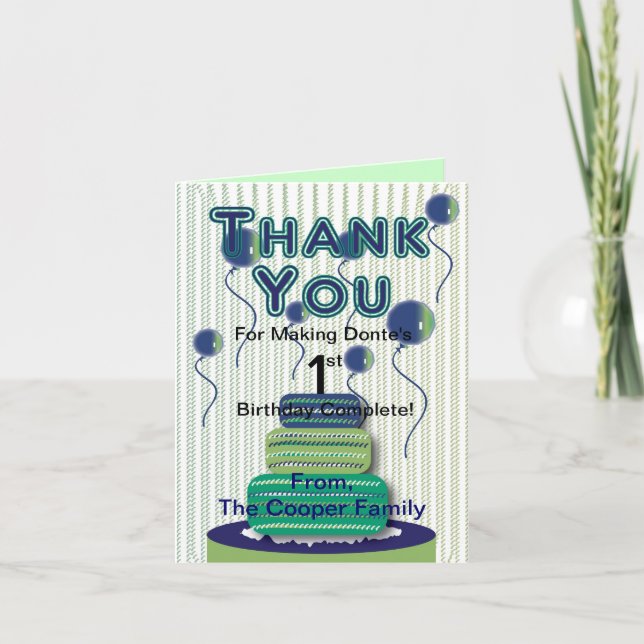 Tarjeta De Agradecimiento Gracias (Anverso)