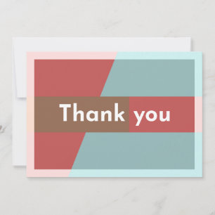 Tarjeta De Agradecimiento "Gracias"