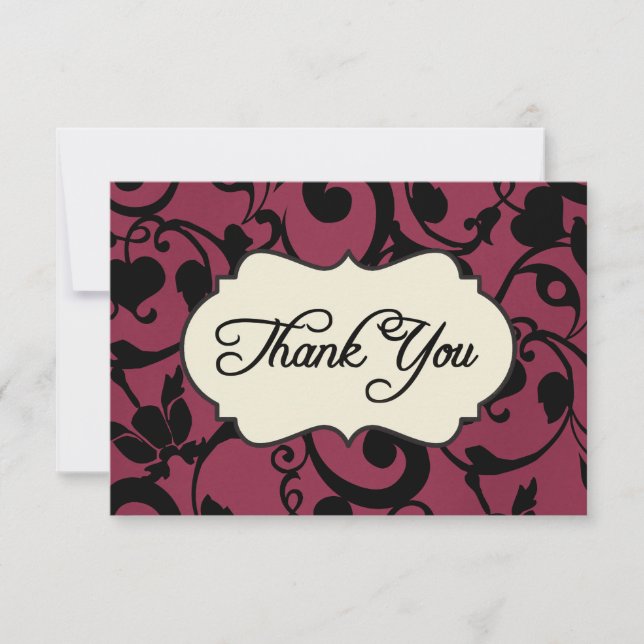 Tarjeta De Agradecimiento Gracias (Anverso)
