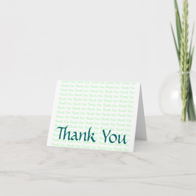 Tarjeta De Agradecimiento Gracias (Anverso)