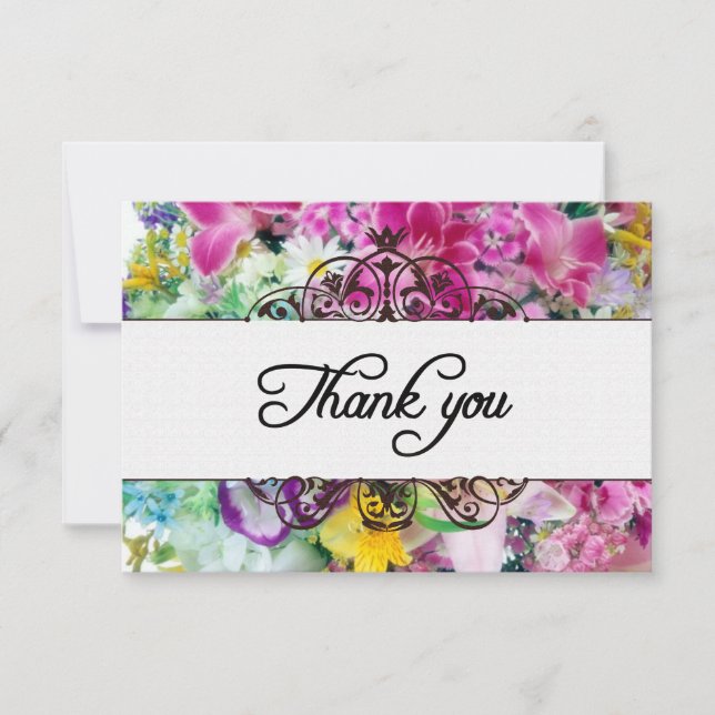Tarjeta De Agradecimiento Gracias (Anverso)