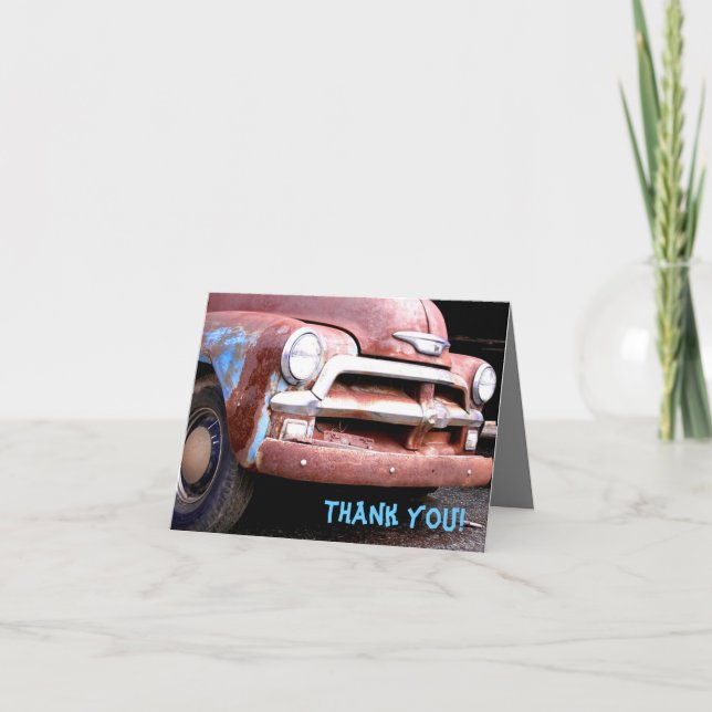 Tarjeta De Agradecimiento ¡Gracias! (Anverso)