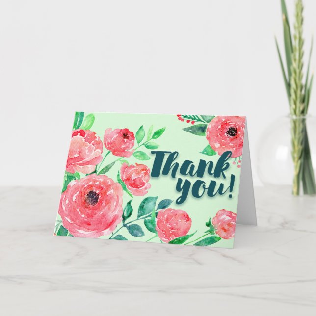 Tarjeta De Agradecimiento Gracias (Anverso)