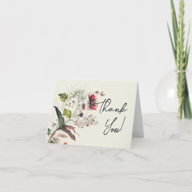 Tarjeta De Agradecimiento gracias (Anverso)