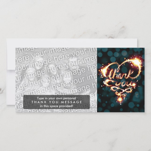 Tarjeta De Agradecimiento gracias (Anverso)