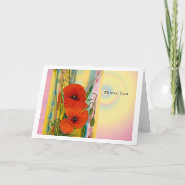 Tarjeta De Agradecimiento Gracias (Anverso)