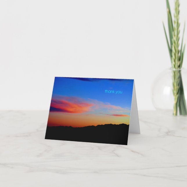 Tarjeta De Agradecimiento gracias (Anverso)