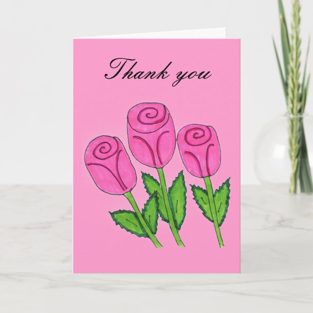 Tarjeta De Agradecimiento Gracias (Anverso)