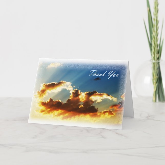 Tarjeta De Agradecimiento Gracias (Anverso)