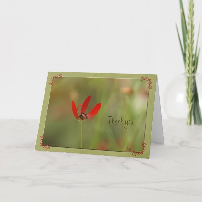 Tarjeta De Agradecimiento Gracias (Anverso)