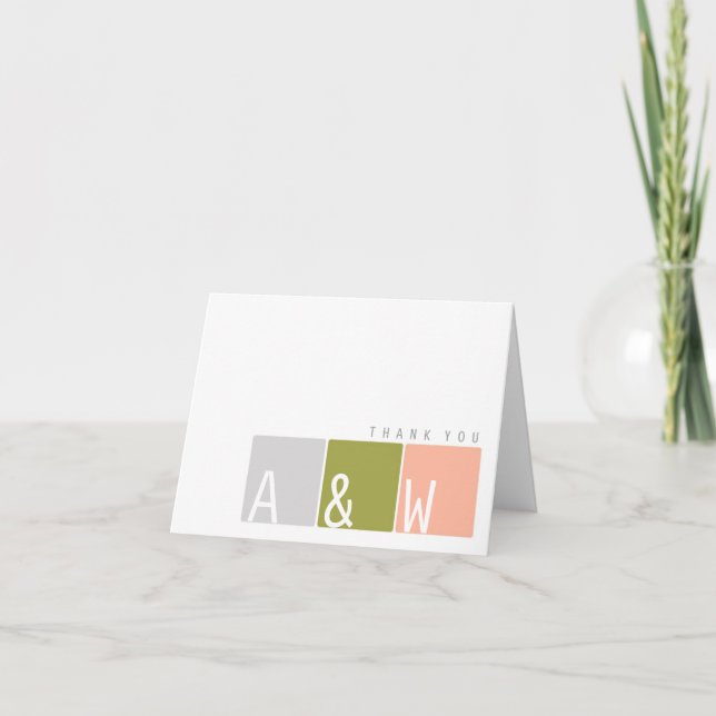 Tarjeta De Agradecimiento Gracias (Anverso)