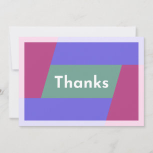 Tarjeta De Agradecimiento "Gracias"