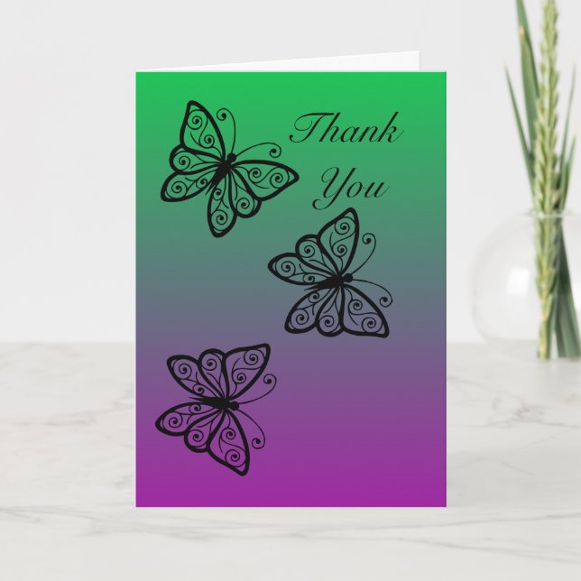 Tarjeta De Agradecimiento Gracias (Anverso)