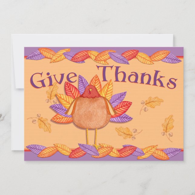 Tarjeta De Agradecimiento Gracias (Anverso)