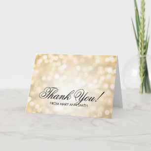 Tarjeta De Agradecimiento "Gracias" 60° cumpleaños de las luces de los Purpu