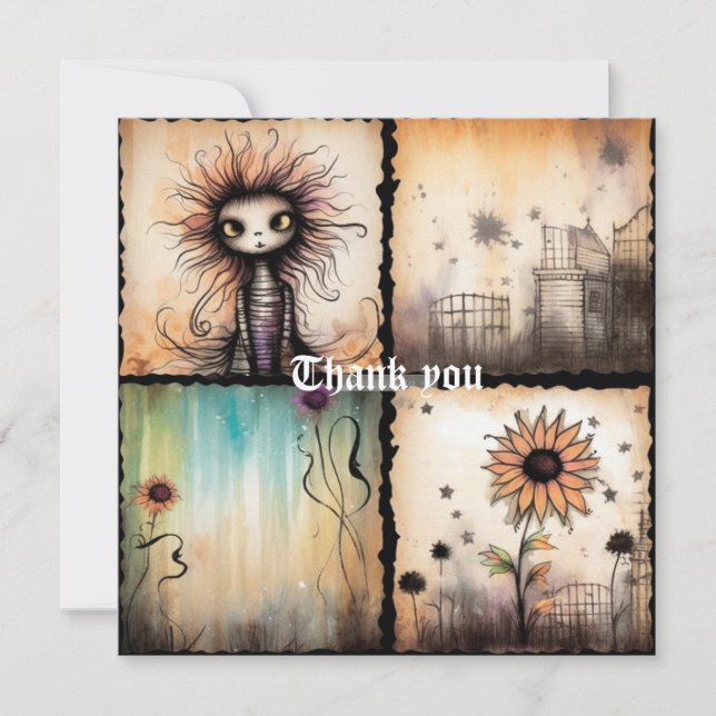 Tarjeta De Agradecimiento Gracias 7 (Anverso)