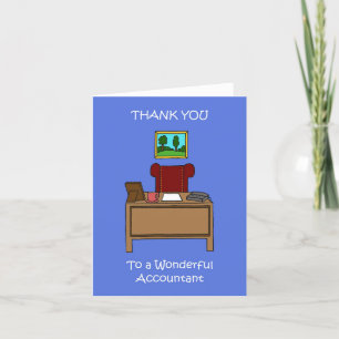 Tarjeta De Agradecimiento Gracias a Accountant