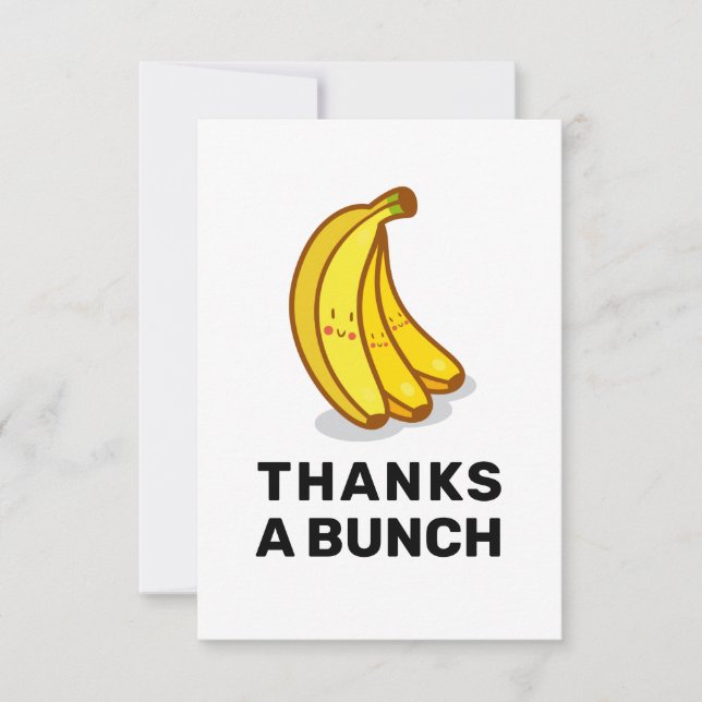 Tarjeta De Agradecimiento Gracias a Bunch Gratitude (Anverso)