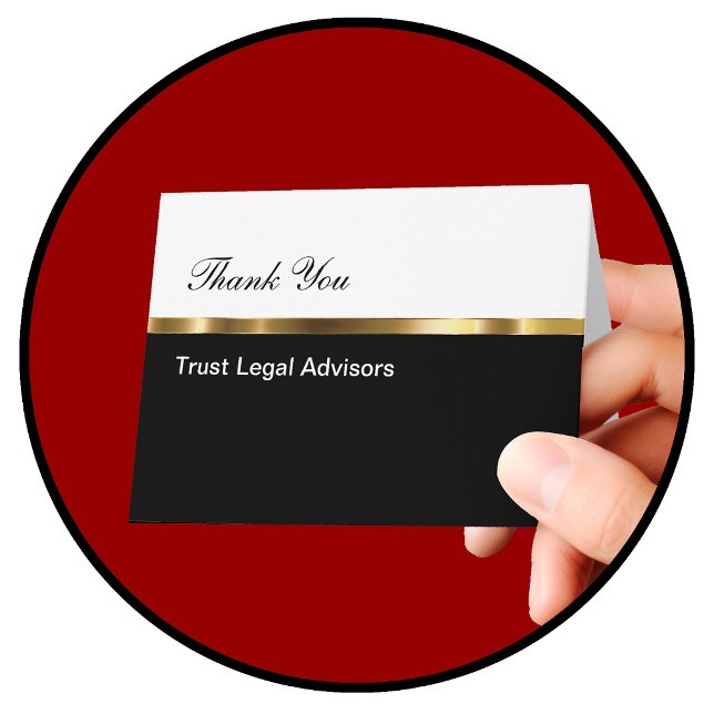 Tarjeta De Agradecimiento Gracias a los negocios con clase (Subido por el creador)