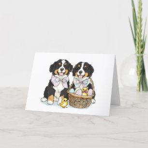 Tarjeta De Agradecimiento Gracias a los perros montañeses de Pascua Bernese