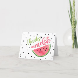 Tarjeta De Agradecimiento Gracias A Melon Gracias Card