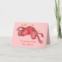 Gracias a mi profesor de danza: zapatos de ballet