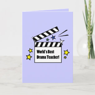 Tarjeta De Agradecimiento Gracias A Mi Profesor De Drama: Play