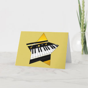 Tarjeta De Agradecimiento Gracias a mi profesor de piano