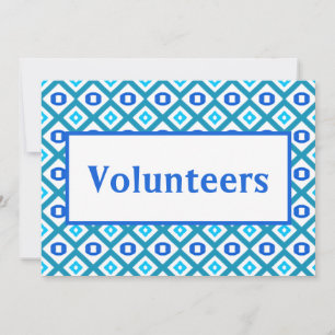 Tarjeta De Agradecimiento Gracias A Nuestros Voluntarios