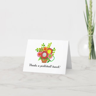 Tarjeta De Agradecimiento ¡Gracias a Pickleball Bunch!