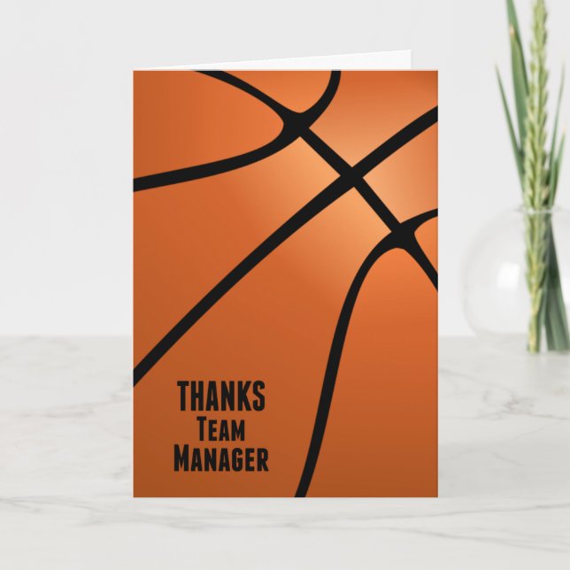 Tarjeta De Agradecimiento Gracias a Team Manager por manejar los detalles (Anverso)