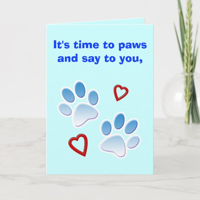 Tarjeta De Agradecimiento Gracias a un sitio para perros, un caminante, un G (Anverso)