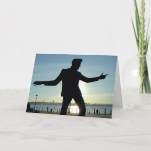 TARJETA DE AGRADECIMIENTO GRACIAS A VINTAGE RETRO GREETING CARD