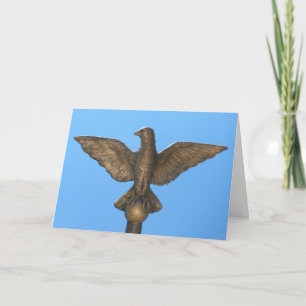 Tarjeta De Agradecimiento Gracias: Águila y cielo azul