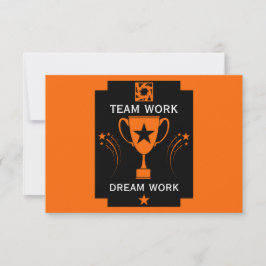 Tarjeta De Agradecimiento Gracias al equipo corporativo