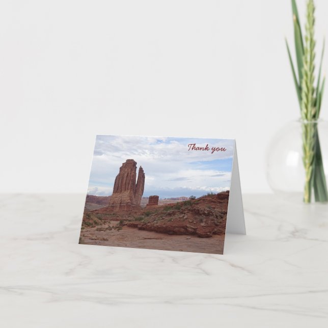 Tarjeta De Agradecimiento Gracias - Arches (Anverso)