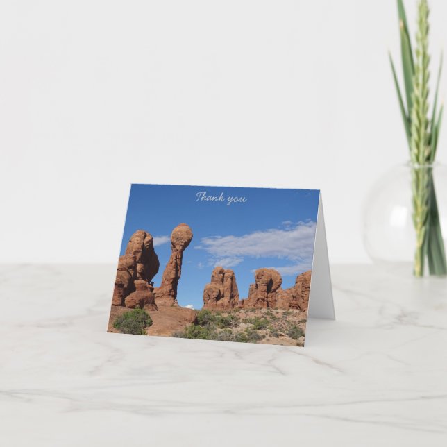 Tarjeta De Agradecimiento Gracias - Arches (Anverso)